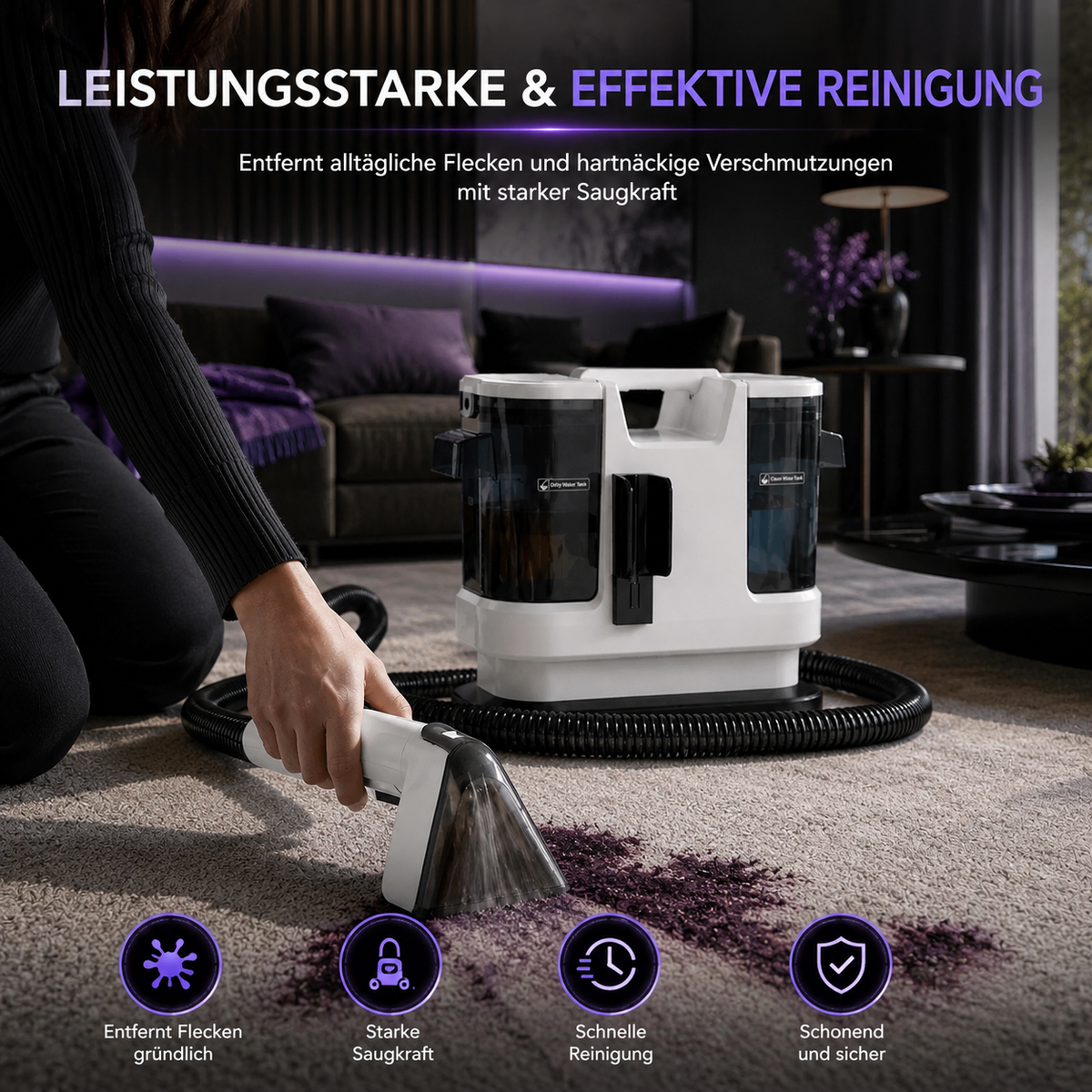 DampfTech®️ Nasssauger 4-in-1