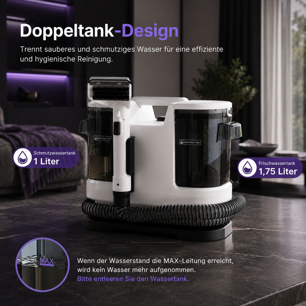 DampfTech®️ Nasssauger 4-in-1