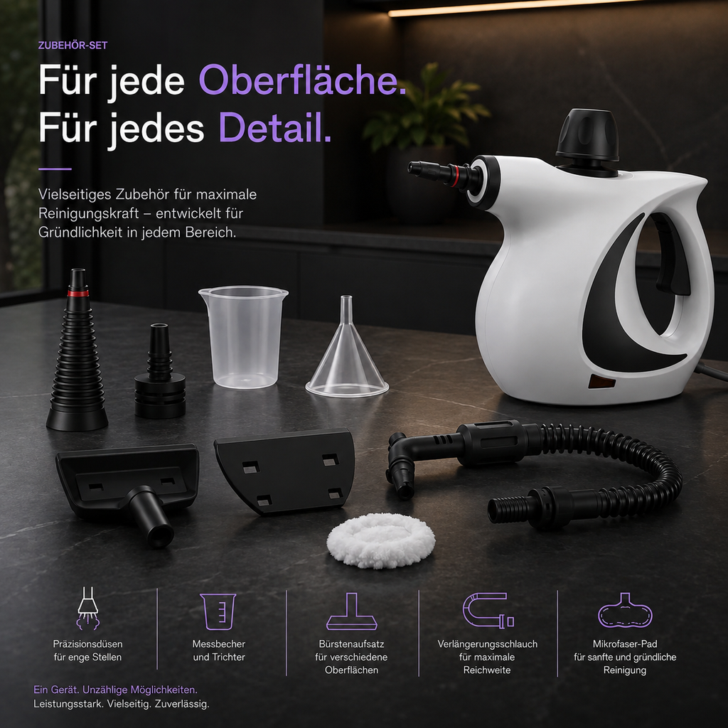 DampfTech®️ Hochtemperatur-Dampfreiniger