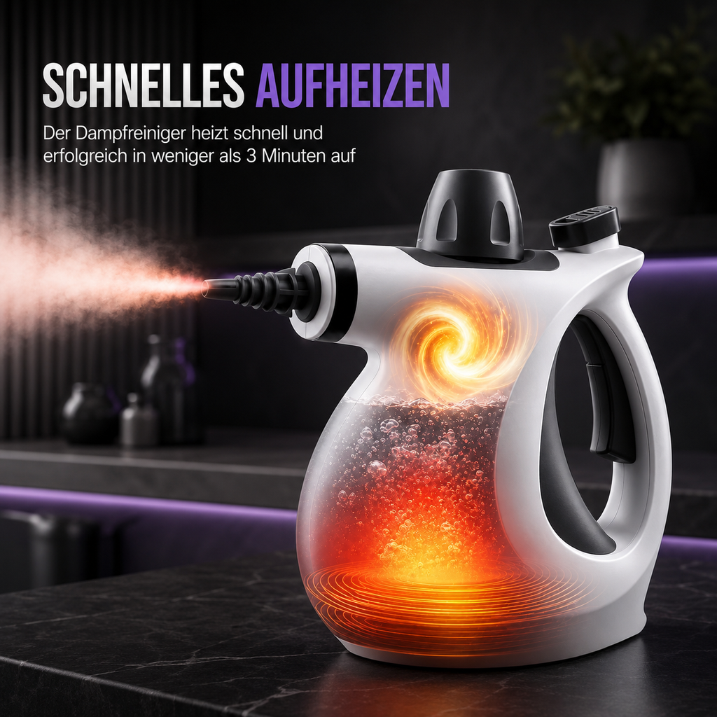 DampfTech®️ Hochtemperatur-Dampfreiniger